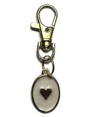 ARCHÌASTUDIO LOVE SEDEFLİ BEYAZ KALP CHARM